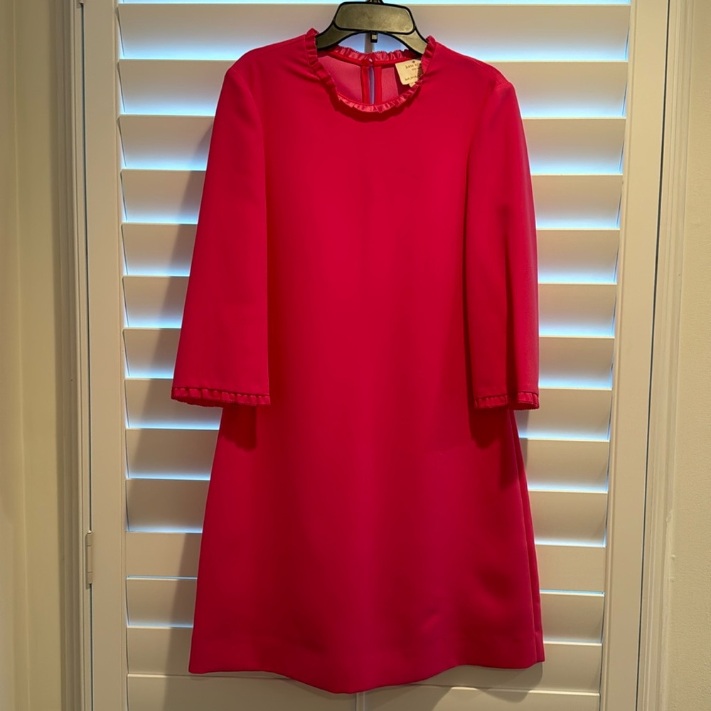 Kate Spade hot pink mini dress 2